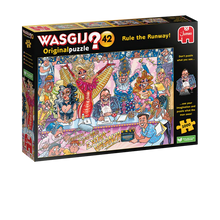 Load image into Gallery viewer, Wasgij Original 42 - Rule the Runway! - 1000 Piece Puzzle