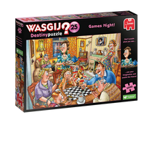 Load image into Gallery viewer, Wasgij Destiny 25 - Games Night! (1000 pieces)