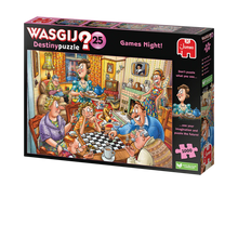 Load image into Gallery viewer, Wasgij Destiny 25 - Games Night! (1000 pieces)