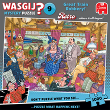 Load image into Gallery viewer, Wasgij Retro Mystery 9 - Great Train Robbery! - 1000 Pieces