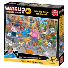 Load image into Gallery viewer, Wasgij Original 46 - Middle Aisle Madness! - 1000 Pieces