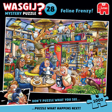 Load image into Gallery viewer, Wasgij Mystery 28 - Feline Frenzy! - 1000 Pieces