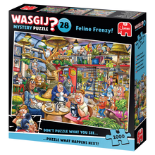 Load image into Gallery viewer, Wasgij Mystery 28 - Feline Frenzy! - 1000 Pieces