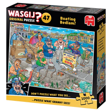 Load image into Gallery viewer, Wasgij Original 47 - Boating Bedlam! (1000 pieces)