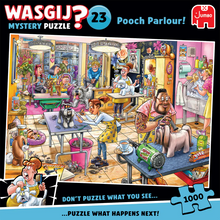 Load image into Gallery viewer, Wasgij Mystery 23 - Pooch Parlour! - 1000 Piece Puzzle - Hallmark Timmins