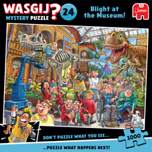 Load image into Gallery viewer, Wasgij Mystery #24, Panic at the Museum! - 1000 Pieces