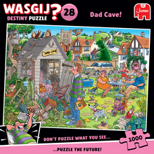 Load image into Gallery viewer, Wasgij Destiny 28 - Dad Cave! (1000 pieces)