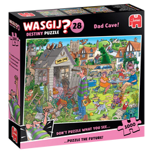 Load image into Gallery viewer, Wasgij Destiny 28 - Dad Cave! (1000 pieces)