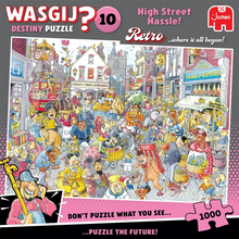 Load image into Gallery viewer, Wasgij Retro Destiny 10 - High Street Hassle! (1000 pieces)