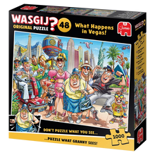 Load image into Gallery viewer, Wasgij Original 48 - What Happens in Vegas! (1000 pieces)