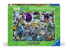 Load image into Gallery viewer, Minecraft Mobs - 1000 Piece Puzzle by Ravensburger