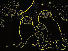 Load image into Gallery viewer, Glow in the Dark: Owls in the Moonlight - 500 Piece Puzzle by Ravensburger