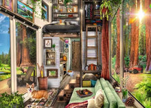 Load image into Gallery viewer, Redwood Forest Tiny House - 1000 Piece Puzzle by Ravensburger