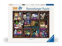 Load image into Gallery viewer, Cubby Cats and Succulents - 500 Piece Puzzle by Ravensburger