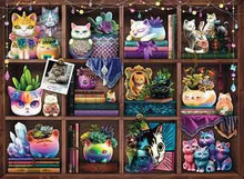 Load image into Gallery viewer, Cubby Cats and Succulents - 500 Piece Puzzle by Ravensburger
