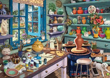 Load image into Gallery viewer, Pottery Studio Sanctuary -  500 Piece Puzzle by Ravensburger