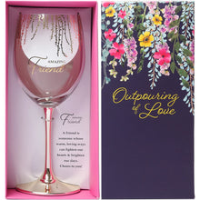 Load image into Gallery viewer, Friend Gift Boxed 19 oz Crystal Wine Glass
