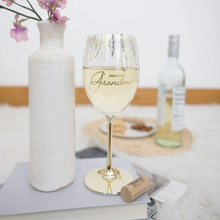 Load image into Gallery viewer, Grandma Gift Boxed 19 oz Crystal Wine Glass