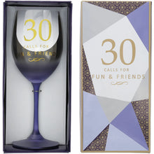 Load image into Gallery viewer, 30 GIFT BOXED 19 OZ CRYSTAL WINE GLASS