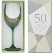 Load image into Gallery viewer, 50 Gift Boxed 19 oz Crystal Wine Glass