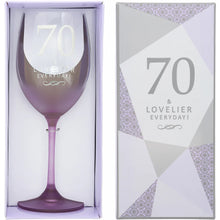 Load image into Gallery viewer, 70 GIFT BOXED 19 OZ CRYSTAL WINE GLASS