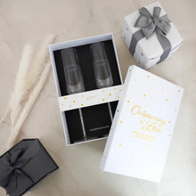 Load image into Gallery viewer, ENGAGED GIFT BOXED 7 OZ GLASS TOASTING FLUTE SET