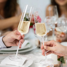 Load image into Gallery viewer, MR. & MRS. GIFT BOXED 7 OZ GLASS TOASTING FLUTE SET