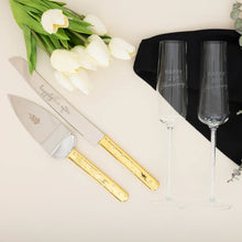 Load image into Gallery viewer, 25TH ANNIVERSARY GIFT BOXED 7 OZ GLASS TOASTING FLUTE SET