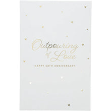 Load image into Gallery viewer, 50TH ANNIVERSARY GIFT BOXED 7 OZ GLASS TOASTING FLUTE SET