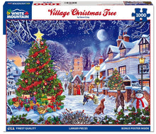 Load image into Gallery viewer, Village Christmas Tree - 1000 Piece Puzzle by White Mountain