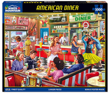 Load image into Gallery viewer, American Diner - 1000 Piece Puzzle by White Mountain