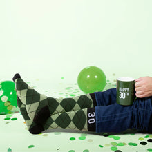 Load image into Gallery viewer, HAPPY 30TH 18 OZ MUG AND SOCK SET