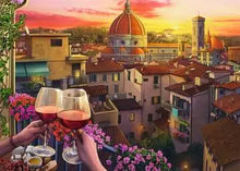 Load image into Gallery viewer, Cozy Wine Terrace - 500 Piece Puzzle by Ravensburger