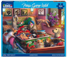 Load image into Gallery viewer, Paws Gone Wild - 500 Piece Puzzle by White Mountain