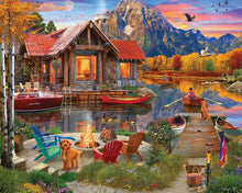 Load image into Gallery viewer, Family Retreat - 1000 Piece Puzzle by White Mountain
