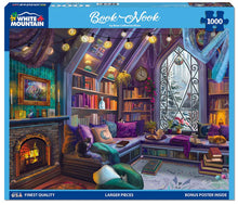 Load image into Gallery viewer, Book Nook - 1000 Piece Puzzle by White Mountain