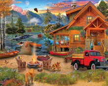 Load image into Gallery viewer, Lake Retreat - 1000 Piece Puzzle by White Mountain
