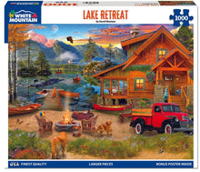 Load image into Gallery viewer, Lake Retreat - 1000 Piece Puzzle by White Mountain
