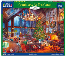Load image into Gallery viewer, Christmas At The Cabin - 1000 Piece Puzzle