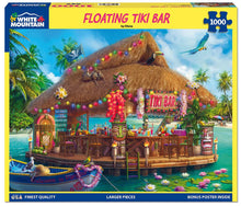 Load image into Gallery viewer, Floating Tiki Bar - 1000 Piece Puzzle by White Mountain