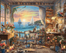 Load image into Gallery viewer, Art Studio - 1000 Piece Puzzle by White Mountain