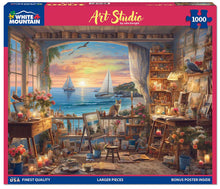 Load image into Gallery viewer, Art Studio - 1000 Piece Puzzle by White Mountain