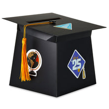 Load image into Gallery viewer, Grad Cap 2025 Card Holder Box With Stickers