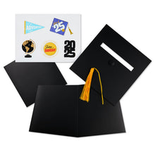 Load image into Gallery viewer, Grad Cap 2025 Card Holder Box With Stickers