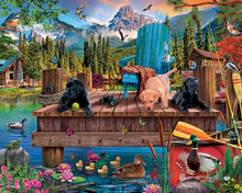 Load image into Gallery viewer, Dock Dogs - 1000 Piece Puzzle by White Mountain