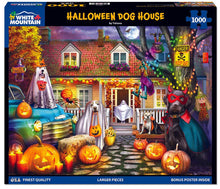 Load image into Gallery viewer, Halloween Dog House - 1000 Piece Puzzle by White Mountain