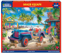 Load image into Gallery viewer, Beach Escape - 1000 Piece Puzzle by White Mountain