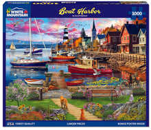 Load image into Gallery viewer, Boat Harbor - 1000 Piece Puzzle by White Mountain