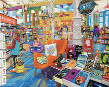 Load image into Gallery viewer, Cafe Bookstore - 1000 Piece Puzzle by White Mountain