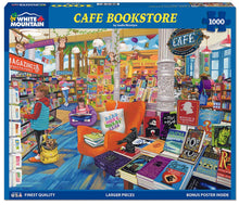 Load image into Gallery viewer, Cafe Bookstore - 1000 Piece Puzzle by White Mountain
